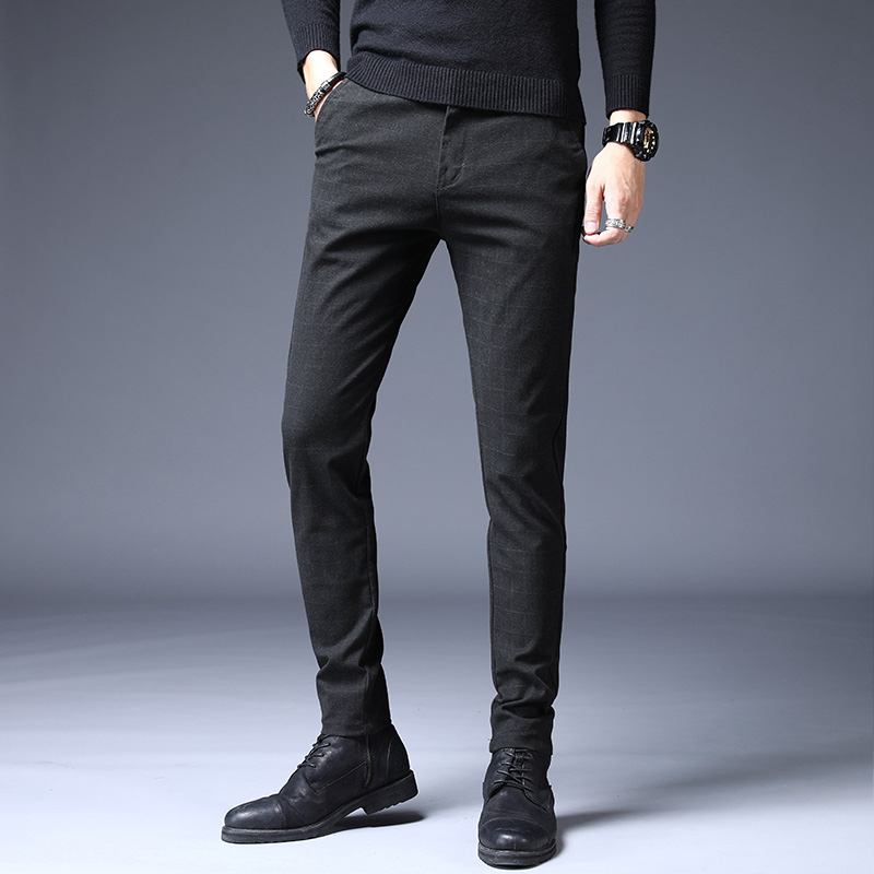 Spring Elastic Men's Casual Pa - đánh giá và giá Korean Men Lifestyle