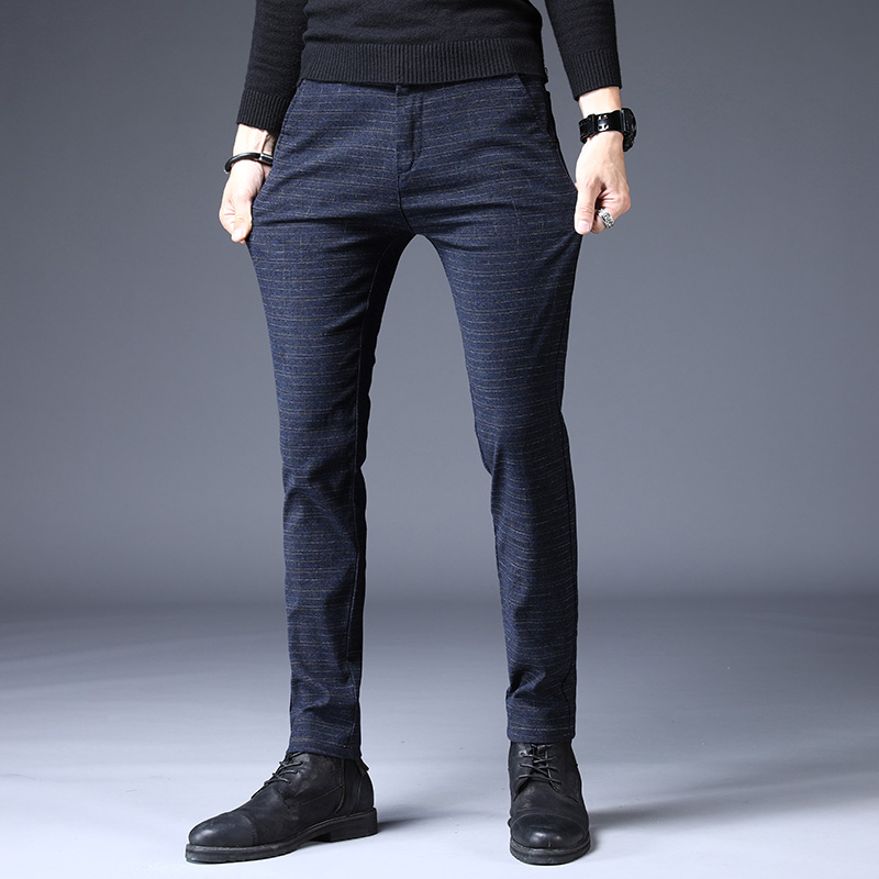 Spring Elastic Men's Casual Pa - đánh giá và giá Korean Men Lifestyle