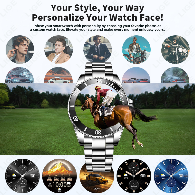 LIGE New Style Luxury Smart Wa - đánh giá và giá Korean Men Lifestyle