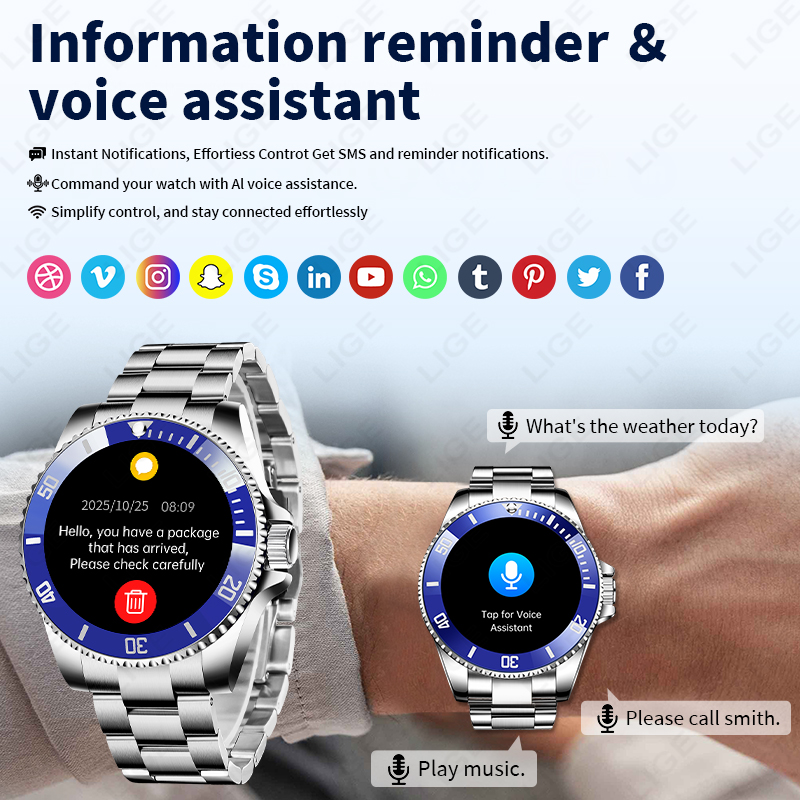 LIGE 2026 Style Luxury Smart W - đánh giá và giá Korean Men Lifestyle