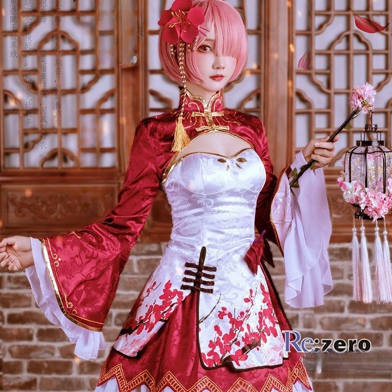 Rem Ram Cosplay Cheongsam Anim - đánh giá và giá South Korea Lifestyle