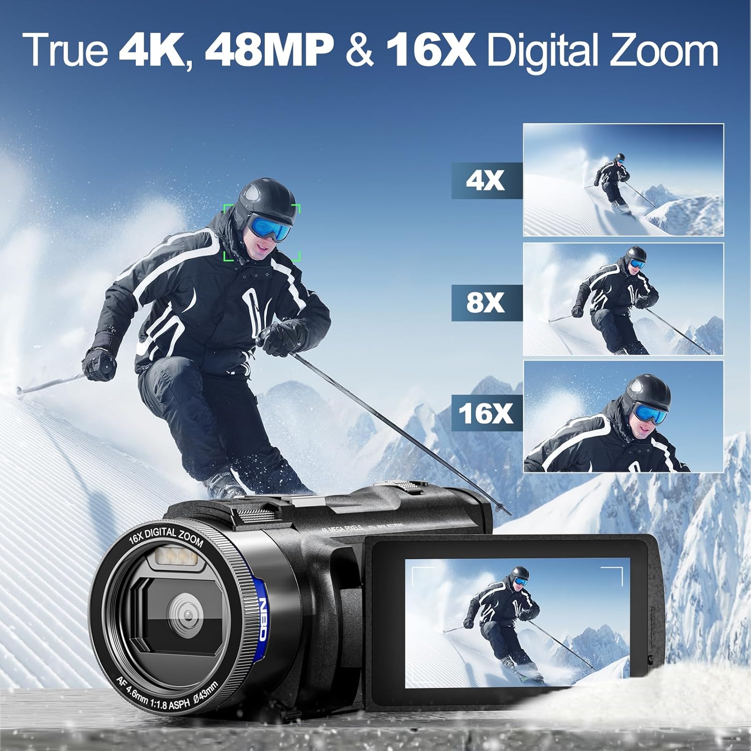 NBD 4K HD&48MP Camcorder Video - đánh giá và giá Korean Lifestyle & Kids Boutique Photos