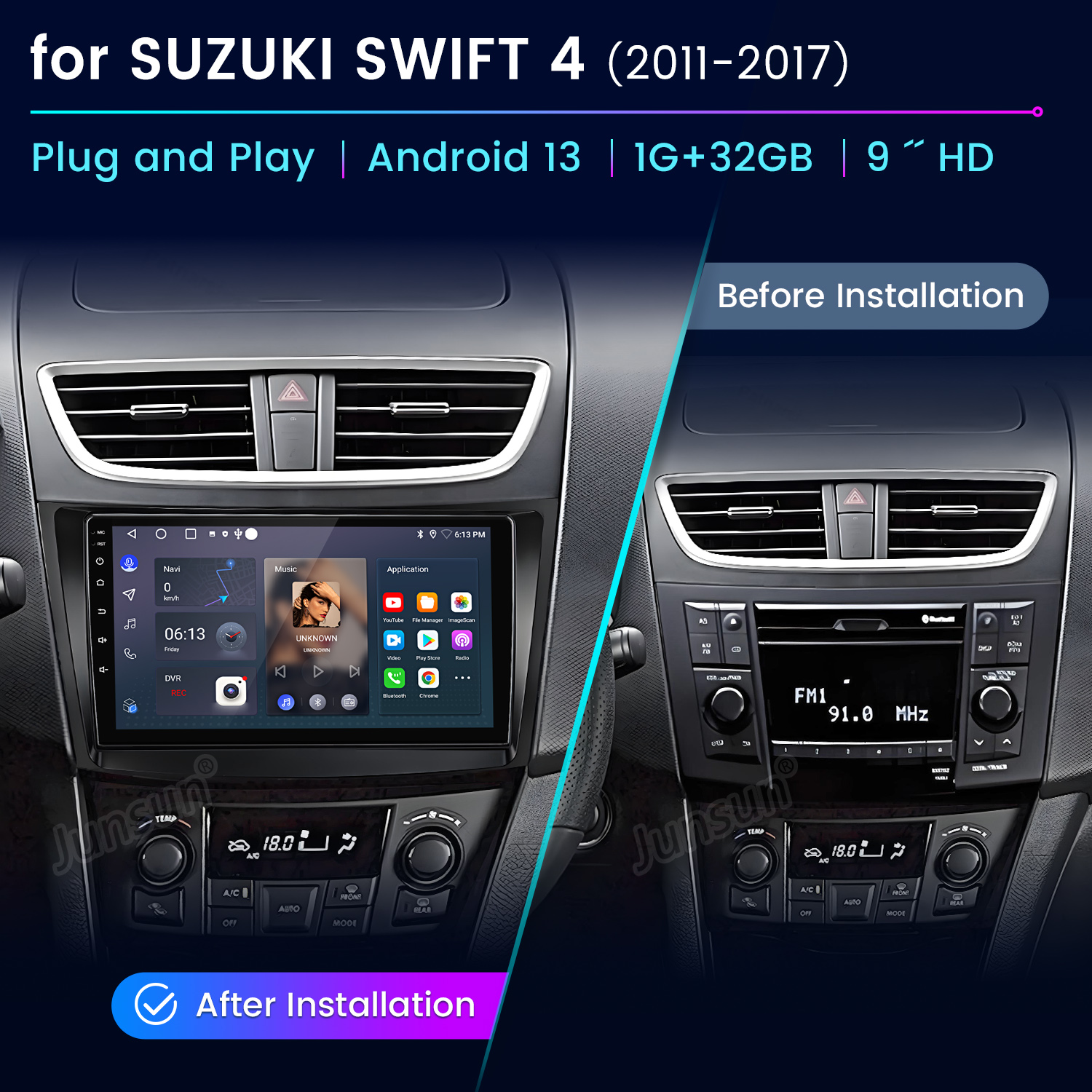 Junsun AI Voice Car Stereo Rad - đánh giá và giá Korean Lifestyle & Kids Boutique Photos
